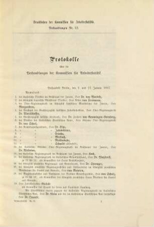 Drucksachen der Kommission für Arbeiterstatistik, 12