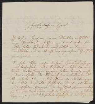 Brief von Karoline von Günderode an Hoim, 14.11.1801