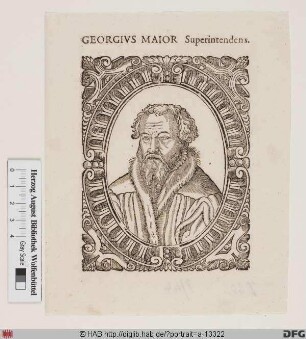 Bildnis Georg Major (eig. Maier)