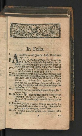 [Bibliothec⁠æ⁠ Beati J. A. Fabricii...]