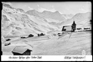 Innerarosa gegen Rothorn-Gruppe, Neujahrsgrüße