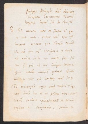 Brief an Dominicus Schleupner, 9. März 1523