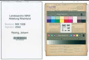 Entnazifizierung Johann Rexing , geb. 15.05.1892 (Gastwirt)