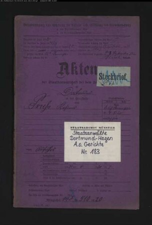 Aufruhr (Zugehörigkeit zur "Roten Armee" oder zur "Roten Garde") Pruss, Kasimir