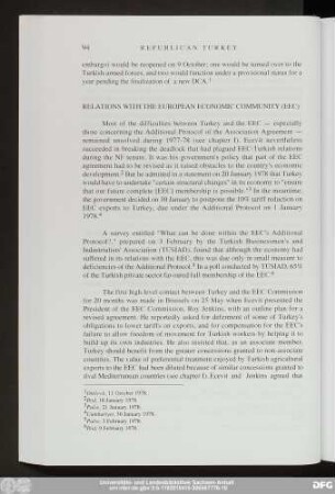 Relations With The European Economic Community (ECC)