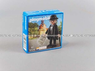 Spielfigur "Theodor Fontane" im Originalkarton, ungeöffnet