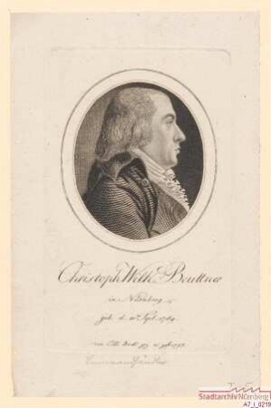 Christoph Wilhelm Beuttner; geb. 10. September 1769