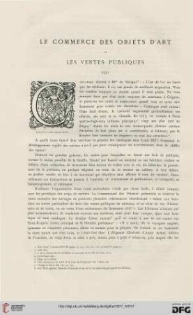 3: Le commerce des objets d'art et les ventes publiques, [2]