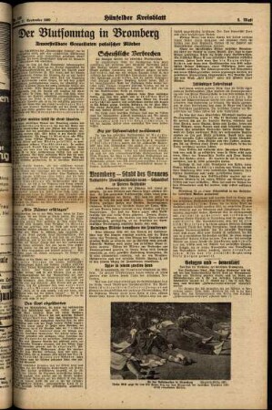 Zweite Ausgabe vom Montag, den 11. September 1939.