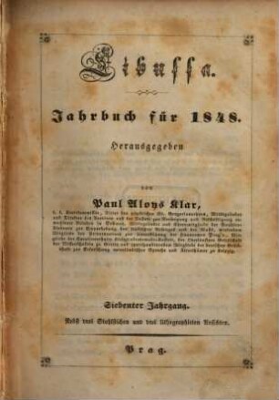 Libussa : Jahrbuch für .... 7. 1848