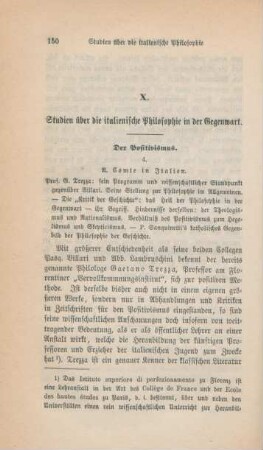 150-176 Studien über die italienische Philosophie in der Gegenwart