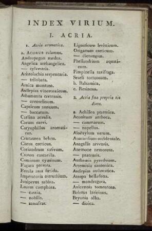 Index Virium.