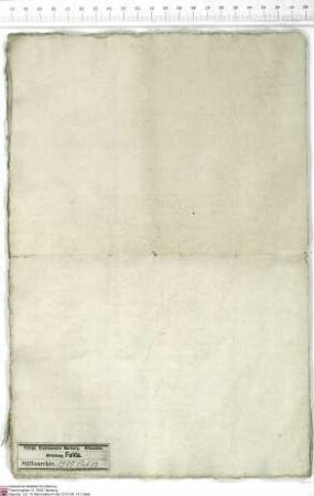 Es wird bekundet, dass Balthasar [von Dernbach], Abt von Fulda, Georg der Ältere von Haun und Wilhelm Rudolf von Haun auf Burg Haun einen Burgfrie...