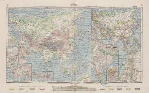Asien Physikalisch, Sinai Halbinsel, Kleinasien, Java