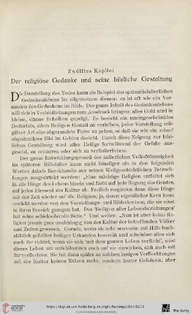 Zwölftes Kapitel