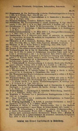 Antiquarisches Bücherverzeichnis. 124. 1884