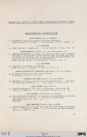 Moderne Gemälde (Nr. 121-146)