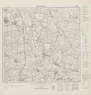 4570 (alte Nr.: 2638) Kraschnitz, Meßtischblatt (4cm - Karte)