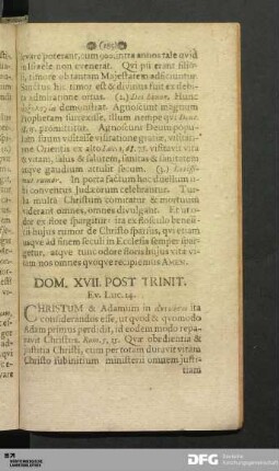 Dom. XVII. Post Trinit.