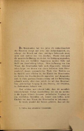 Zur Frage über den Zusammenhang von Ovulation und Menstruation
