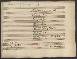 Sinfonien; orch; B-Dur