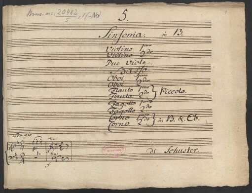 Sinfonien; orch; B-Dur
