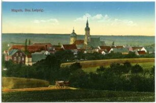 Mügeln. Blick auf Mügeln
