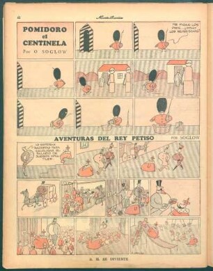 Aventuras del rey petiso [Cómic] : S. M. se divierte