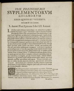 Liber Quintus Et Vicesimus.
