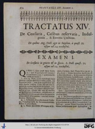 Tractatus XIV.