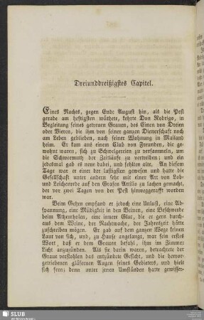 Dreiunddreißigstes Capitel