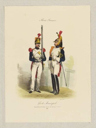 Garde municipale, Blatt 104 der Folge "Französische Armee"