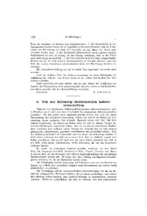 Von der Schleswig-Holsteinischen Lehrerversammlung