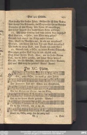 Der XC. Psalm.