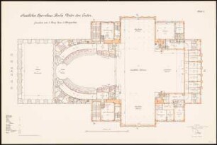 Staatsoper, Berlin Umbau: Grundriss 2. Obergeschoss 1:100