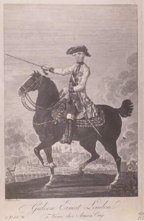 Gideon Ernst von Loudon zu Pferde