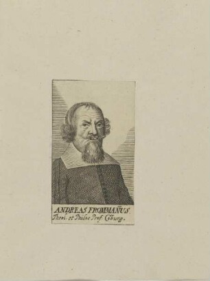 Bildnis des Andreas Frommannus
