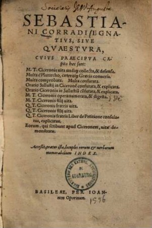 C. S. Curionis in M. T. Ciceronis topica explicationes : ad iuris civilis rationem, quod voluit Cicero, potissimum accommodatae ...