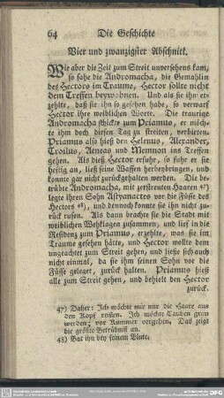 Vier und zwanzigster Abschnitt
