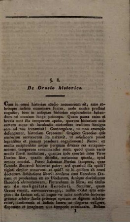 Diss. inaug. de Orosii historici fontibus et auctoritate, et altera de Antonii Raudensis aliquo opere indedito, cum Hilarii carmine in natalem Machabaeorum matris