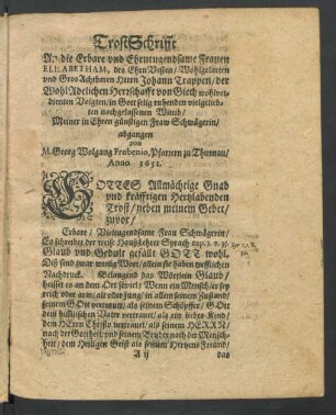 TrostSchrifft