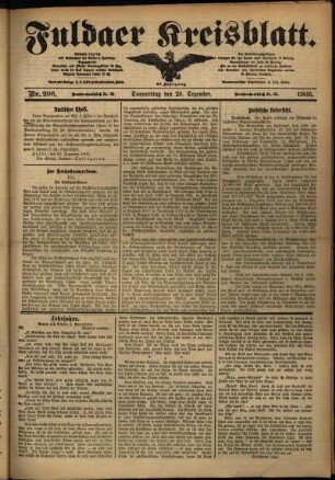 Ausgabe vom Donnerstag, den 28. Dezember 1905.