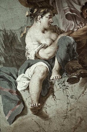 Großes Deckenbild: Triumph der Diana