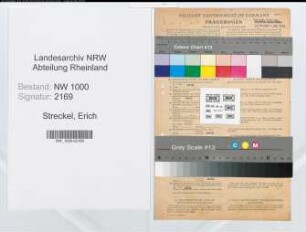 Entnazifizierung Erich Streckel, geb. 11.10.1910 (Angestellter)
