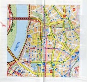 Fahrradstadtplan Düsseldorf-Neuss, Begleitheft