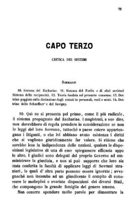 Capo Terzo Critica Dei Sistemi