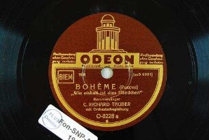 Bohème : "Wie eiskalt ist dies Händchen" / (Puccini)