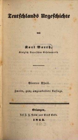 Teutschlands Urgeschichte, 4.