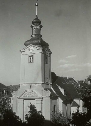 Stötteritz, Dorfkirche : Leipzig-Stötteritz. Dorfkirche. Ansicht von Südwesten