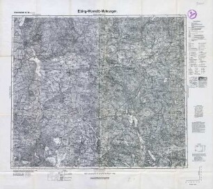 Reichskarte: Einheitsblatt 28 (1cm-Karte) Elbing-Wormditt-Mohrungen